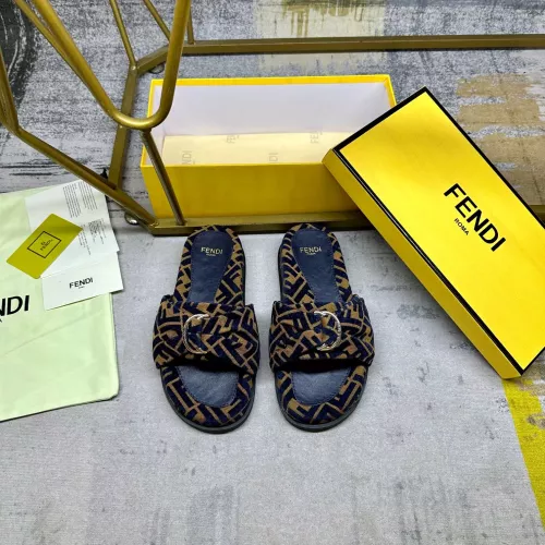 Wholesale Fendi Slippers For Women #1331777 $82.00 USD, Wholesale Quality Replica Fendi Slippers