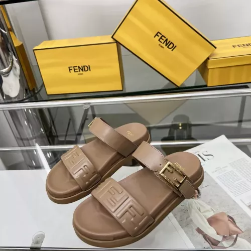 Wholesale Fendi Slippers For Women #1331942 $96.00 USD, Wholesale Quality Replica Fendi Slippers
