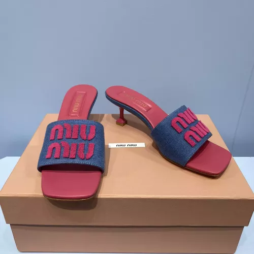 Wholesale MIU MIU Slippers For Women #1331973 $85.00 USD, Wholesale Quality Replica MIU MIU Slippers