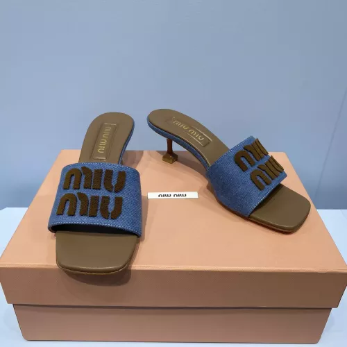 Wholesale MIU MIU Slippers For Women #1331974 $85.00 USD, Wholesale Quality Replica MIU MIU Slippers