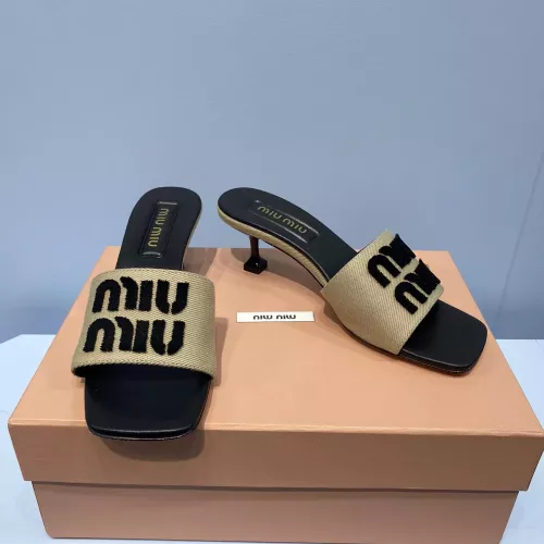 Wholesale MIU MIU Slippers For Women #1331976 $85.00 USD, Wholesale Quality Replica MIU MIU Slippers
