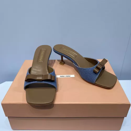 Wholesale MIU MIU Slippers For Women #1331980 $85.00 USD, Wholesale Quality Replica MIU MIU Slippers
