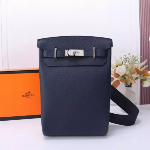 Wholesale Hermes AAA Quality Messenger Bags In Navy For Unisex #1332190 $251.24 USD, Wholesale Quality Replica Hermes AAA Quality Messenger Bags