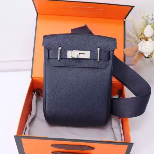 Wholesale Hermes AAA Quality Messenger Bags In Navy For Unisex #1332194 $222.00 USD, Wholesale Quality Replica Hermes AAA Quality Messenger Bags
