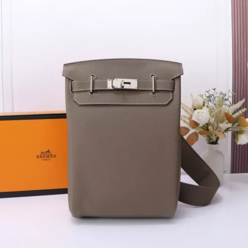 Wholesale Hermes AAA Quality Messenger Bags In Coffee For Unisex #1332203 $251.24 USD, Wholesale Quality Replica Hermes AAA Quality Messenger Bags