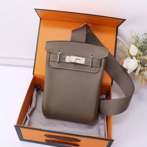 Wholesale Hermes AAA Quality Messenger Bags In Coffee For Unisex #1332204 $222.00 USD, Wholesale Quality Replica Hermes AAA Quality Messenger Bags