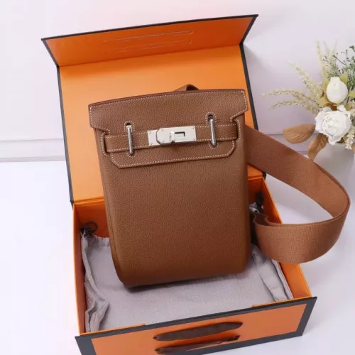 Wholesale Hermes AAA Quality Messenger Bags In Brown For Unisex #1332206 $222.00 USD, Wholesale Quality Replica Hermes AAA Quality Messenger Bags