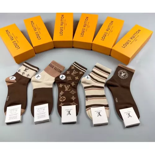 Wholesale Louis Vuitton LV Socks For Women #1332440 $25.00 USD, Wholesale Quality Replica Louis Vuitton LV Socks