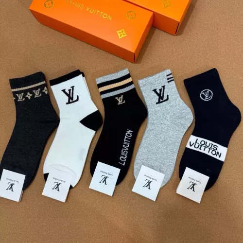 Wholesale Louis Vuitton LV Socks #1332480 $25.00 USD, Wholesale Quality Replica Louis Vuitton LV Socks