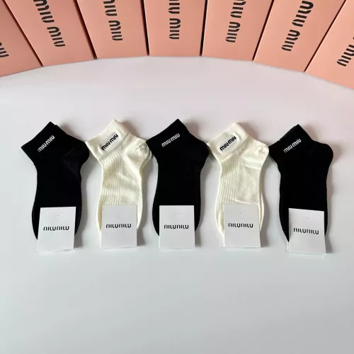 Wholesale MIU MIU Socks #1332497 $29.00 USD, Wholesale Quality Replica MIU MIU Socks