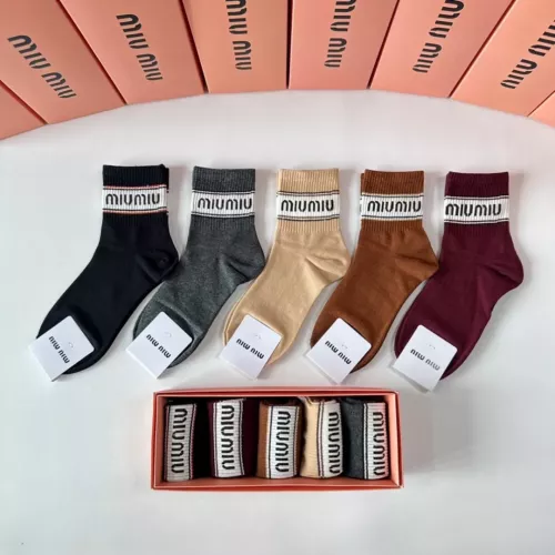Wholesale MIU MIU Socks #1332509 $27.00 USD, Wholesale Quality Replica MIU MIU Socks