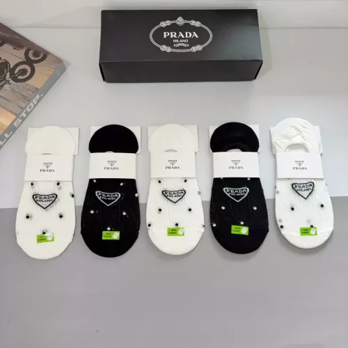 Wholesale Prada Socks #1332514 $27.00 USD, Wholesale Quality Replica Prada Socks