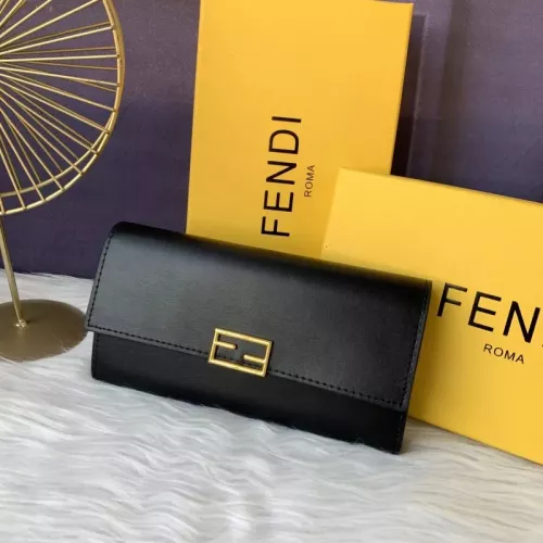 Wholesale Fendi AAA Quality Wallet For Women #1332643 $80.00 USD, Wholesale Quality Replica Fendi AAA+ Quality Wallet