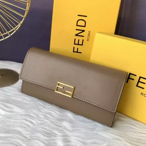 Wholesale Fendi AAA Quality Wallet For Women #1332644 $80.00 USD, Wholesale Quality Replica Fendi AAA+ Quality Wallet