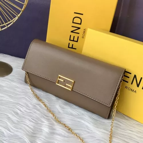 Wholesale Fendi AAA Quality Wallet For Women #1332645 $80.00 USD, Wholesale Quality Replica Fendi AAA+ Quality Wallet