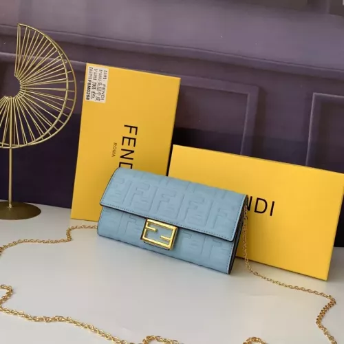 Wholesale Fendi AAA Quality Wallet For Women #1332649 $80.00 USD, Wholesale Quality Replica Fendi AAA+ Quality Wallet