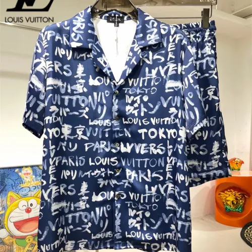 Wholesale Louis Vuitton LV Tracksuits Short Sleeved For Men #1333398 $76.00 USD, Wholesale Quality Replica Louis Vuitton LV Tracksuits