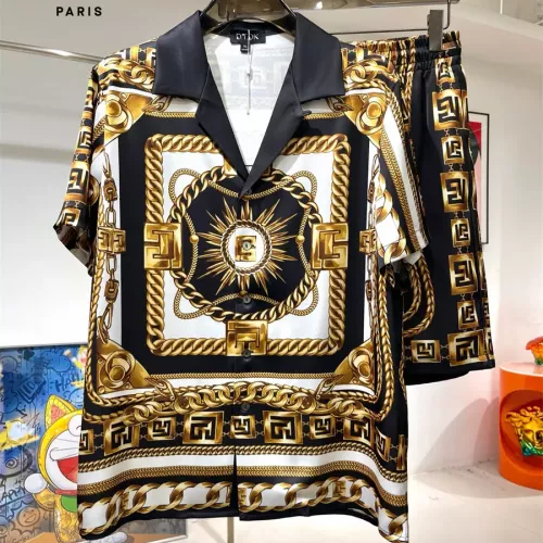 Wholesale Balmain Tracksuits Short Sleeved For Men #1333399 $76.00 USD, Wholesale Quality Replica Balmain Tracksuits