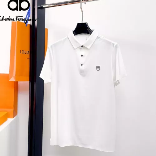 Wholesale Salvatore Ferragamo T-Shirts Short Sleeved For Men #1333447 $48.00 USD, Wholesale Quality Replica Salvatore Ferragamo T-Shirts
