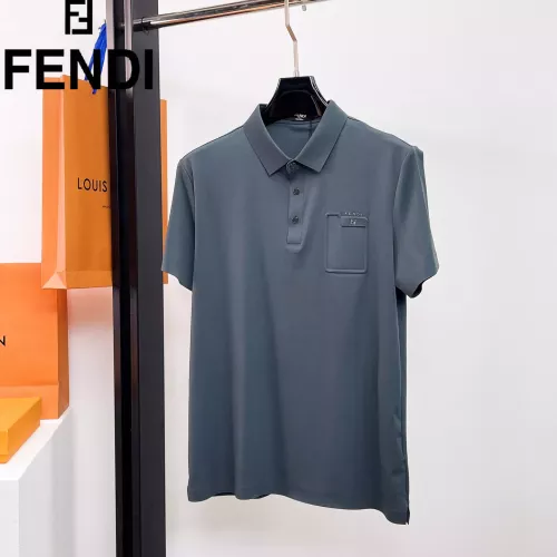Wholesale Fendi T-Shirts Short Sleeved For Men #1333460 $48.00 USD, Wholesale Quality Replica Fendi T-Shirts