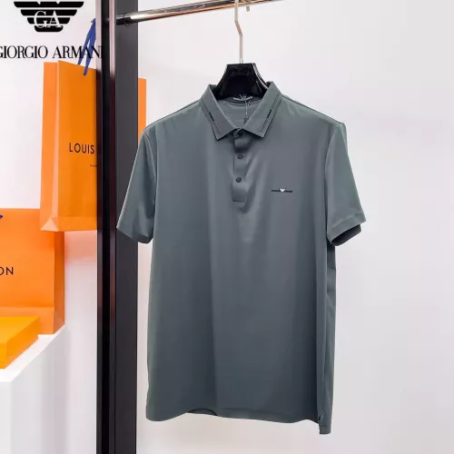 Wholesale Armani T-Shirts Short Sleeved For Men #1333471 $48.00 USD, Wholesale Quality Replica Armani T-Shirts