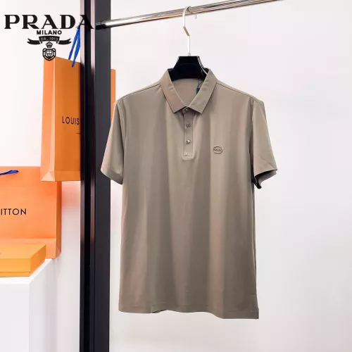 Wholesale Prada T-Shirts Short Sleeved For Men #1333474 $48.00 USD, Wholesale Quality Replica Prada T-Shirts