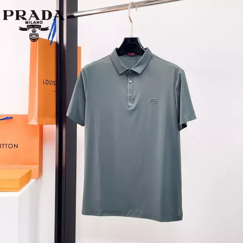 Wholesale Prada T-Shirts Short Sleeved For Men #1333475 $48.00 USD, Wholesale Quality Replica Prada T-Shirts