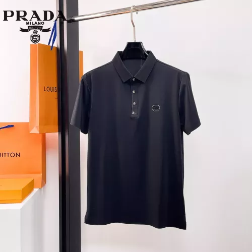 Wholesale Prada T-Shirts Short Sleeved For Men #1333476 $48.00 USD, Wholesale Quality Replica Prada T-Shirts