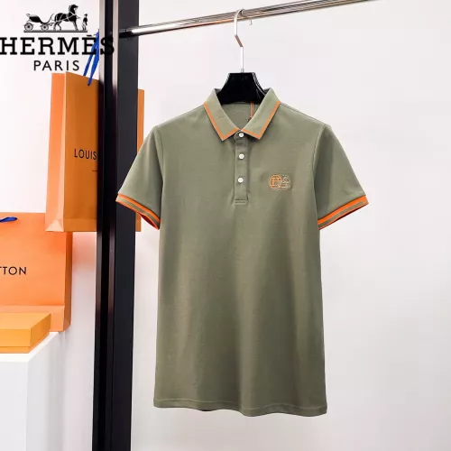 Wholesale Hermes T-Shirts Short Sleeved For Men #1333517 $42.00 USD, Wholesale Quality Replica Hermes T-Shirts