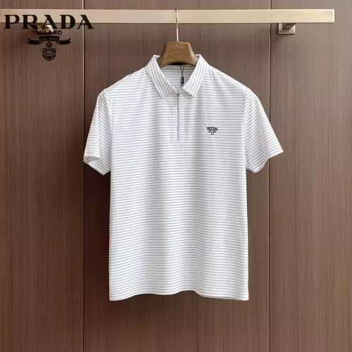 Wholesale Prada T-Shirts Short Sleeved For Men #1333520 $48.00 USD, Wholesale Quality Replica Prada T-Shirts