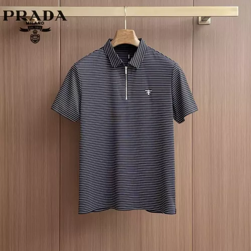 Wholesale Prada T-Shirts Short Sleeved For Men #1333521 $48.00 USD, Wholesale Quality Replica Prada T-Shirts