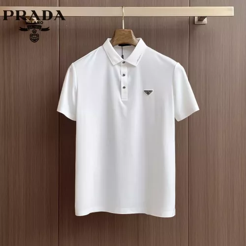Wholesale Prada T-Shirts Short Sleeved For Men #1333522 $48.00 USD, Wholesale Quality Replica Prada T-Shirts