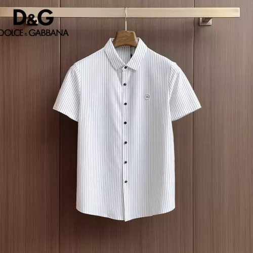 Wholesale Dolce &amp; Gabbana D&amp;G Shirts Short Sleeved For Men #1333530 $52.00 USD, Wholesale Quality Replica Dolce &amp; Gabbana D&amp;G Shirts