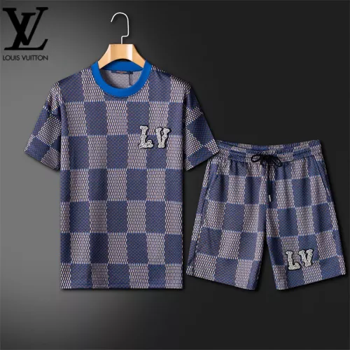 Wholesale Louis Vuitton LV Tracksuits Short Sleeved For Unisex #1333545 $64.00 USD, Wholesale Quality Replica Louis Vuitton LV Tracksuits