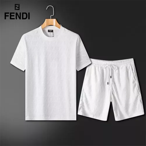 Wholesale Fendi Tracksuits Short Sleeved For Unisex #1333550 $64.00 USD, Wholesale Quality Replica Fendi Tracksuits