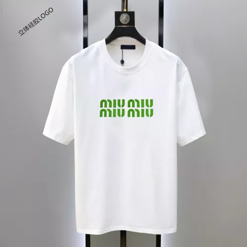 Wholesale MIU MIU T-Shirts Short Sleeved For Unisex #1333641 $42.00 USD, Wholesale Quality Replica MIU MIU T-Shirts