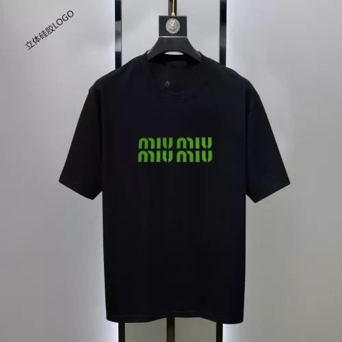 Wholesale MIU MIU T-Shirts Short Sleeved For Unisex #1333642 $42.00 USD, Wholesale Quality Replica MIU MIU T-Shirts