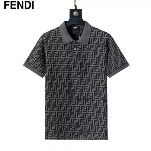 Wholesale Fendi T-Shirts Short Sleeved For Men #1333775 $32.00 USD, Wholesale Quality Replica Fendi T-Shirts