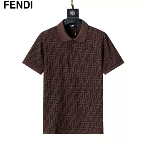 Wholesale Fendi T-Shirts Short Sleeved For Men #1333776 $32.00 USD, Wholesale Quality Replica Fendi T-Shirts