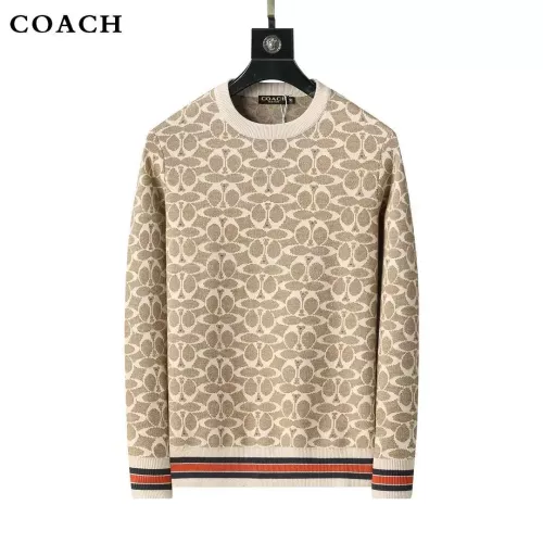 Wholesale Coach Sweaters Long Sleeved For Men #1333839 $45.00 USD, Wholesale Quality Replica Couple Commune Sweaters