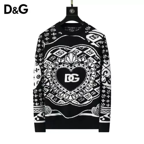 Wholesale Dolce &amp; Gabbana D&amp;G Sweaters Long Sleeved For Men #1333843 $45.00 USD, Wholesale Quality Replica Dolce &amp; Gabbana D&amp;G Sweaters