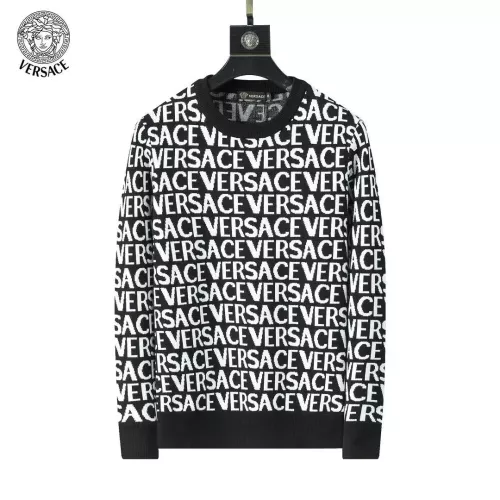 Wholesale Versace Sweaters Long Sleeved For Men #1333874 $45.00 USD, Wholesale Quality Replica Versace Sweaters