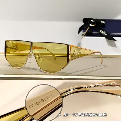 Wholesale Fendi AAA Quality Sunglasses #1333884 $64.00 USD, Wholesale Quality Replica Fendi AAA Quality Sunglasses