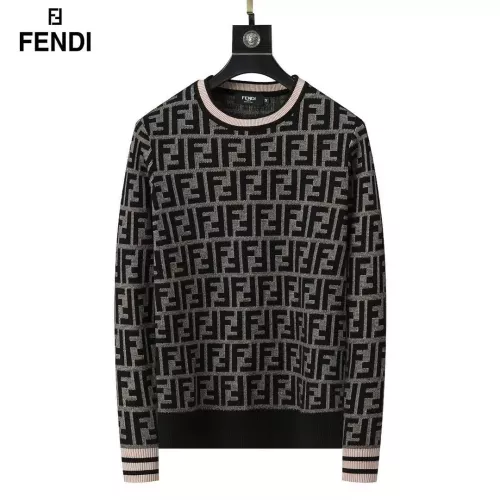 Wholesale Fendi Sweaters Long Sleeved For Men #1333916 $45.00 USD, Wholesale Quality Replica Fendi Sweaters