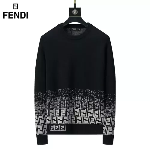 Wholesale Fendi Sweaters Long Sleeved For Men #1333921 $45.00 USD, Wholesale Quality Replica Fendi Sweaters