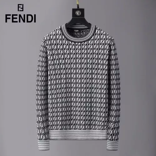 Wholesale Fendi Sweaters Long Sleeved For Men #1333923 $45.00 USD, Wholesale Quality Replica Fendi Sweaters