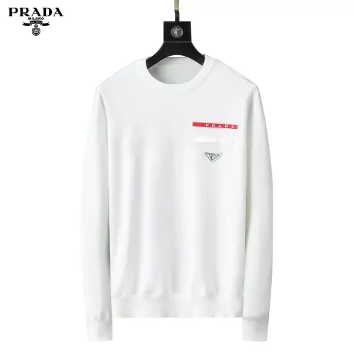 Wholesale Prada Sweaters Long Sleeved For Men #1333932 $45.00 USD, Wholesale Quality Replica Prada Sweater