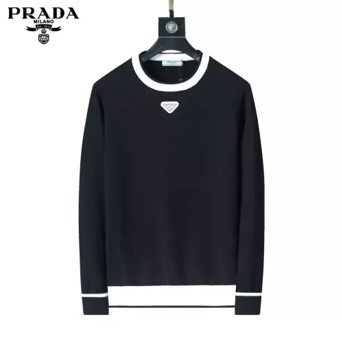 Wholesale Prada Sweaters Long Sleeved For Men #1333934 $45.00 USD, Wholesale Quality Replica Prada Sweater