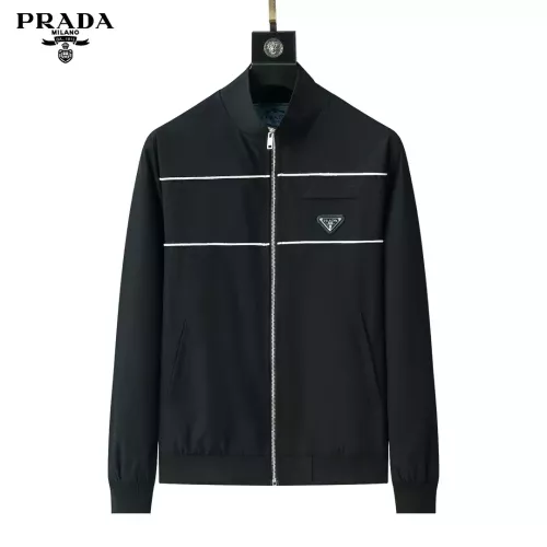 Wholesale Prada Jackets Long Sleeved For Men #1334000 $52.00 USD, Wholesale Quality Replica Prada Jackets
