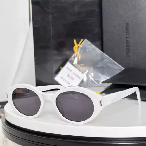 Wholesale Yves Saint Laurent YSL AAA Quality Sunglasses #1334022 $60.00 USD, Wholesale Quality Replica Yves Saint Laurent YSL AAA Quality Sunglasses
